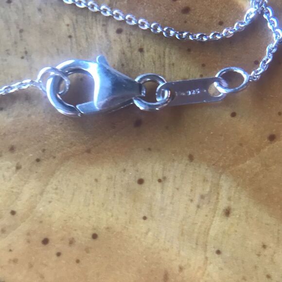 Natural Grandidierite Sterling Silver Necklace - Picture 8 of 8